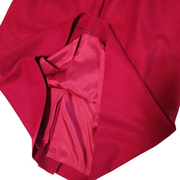 Pendleton 100% Virgin Wool Pink midi length lined skirt w/ Pockets, size 16 - Picture 9 of 12